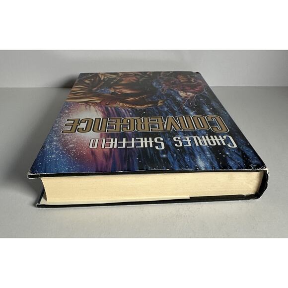 1997 "Convergence" Charles Scheffield, Baen Books-Science Fiction 1st HC DJ VG - Picture 6 of 11